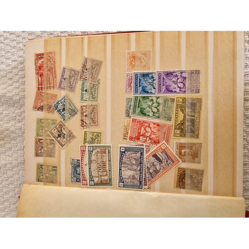 164 - 2 x Vintage Stamp Albums, with Large Collection of Assorted World Stamps, Incl. Vatican, Monaco, New... 