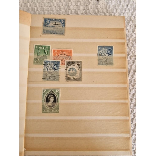 164 - 2 x Vintage Stamp Albums, with Large Collection of Assorted World Stamps, Incl. Vatican, Monaco, New... 