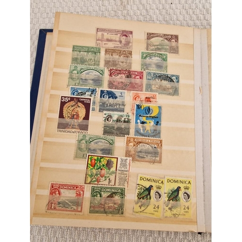 164 - 2 x Vintage Stamp Albums, with Large Collection of Assorted World Stamps, Incl. Vatican, Monaco, New... 