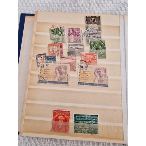 164 - 2 x Vintage Stamp Albums, with Large Collection of Assorted World Stamps, Incl. Vatican, Monaco, New... 