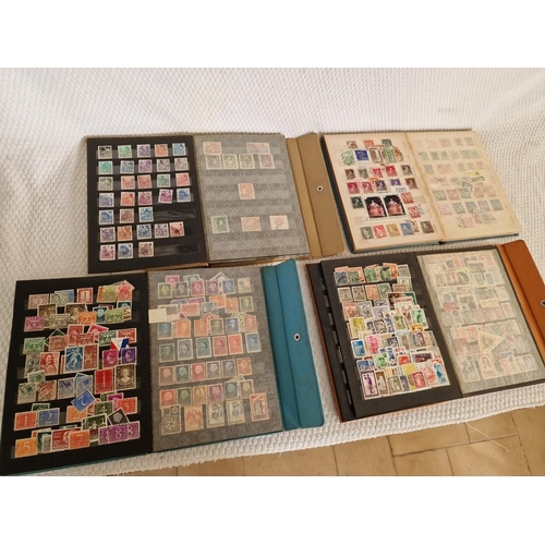 165 - 4 x Vintage Stamp Albums, with Large Collection of Assorted World Stamps, Incl. Turkey, Vietnam, Gre... 