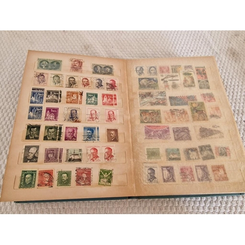 165 - 4 x Vintage Stamp Albums, with Large Collection of Assorted World Stamps, Incl. Turkey, Vietnam, Gre... 