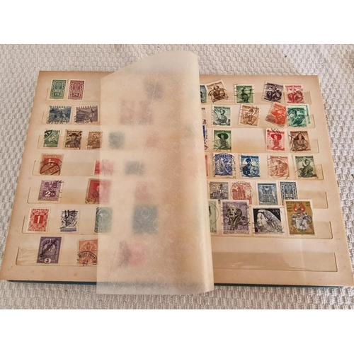 165 - 4 x Vintage Stamp Albums, with Large Collection of Assorted World Stamps, Incl. Turkey, Vietnam, Gre... 