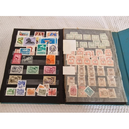 165 - 4 x Vintage Stamp Albums, with Large Collection of Assorted World Stamps, Incl. Turkey, Vietnam, Gre... 