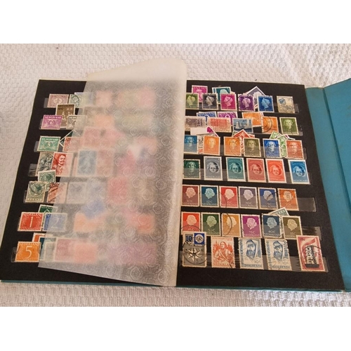 165 - 4 x Vintage Stamp Albums, with Large Collection of Assorted World Stamps, Incl. Turkey, Vietnam, Gre... 