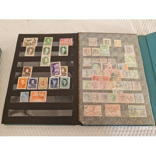 165 - 4 x Vintage Stamp Albums, with Large Collection of Assorted World Stamps, Incl. Turkey, Vietnam, Gre... 