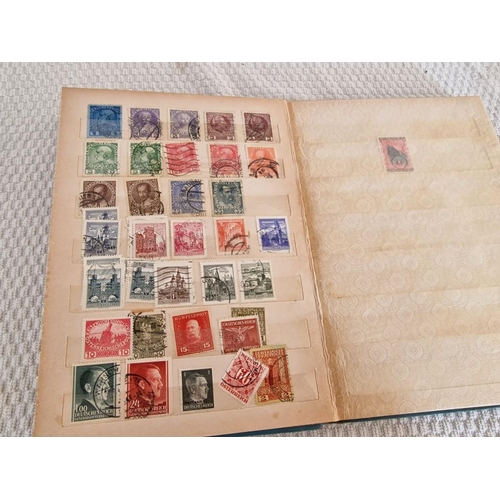 165 - 4 x Vintage Stamp Albums, with Large Collection of Assorted World Stamps, Incl. Turkey, Vietnam, Gre... 