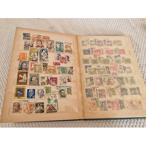 165 - 4 x Vintage Stamp Albums, with Large Collection of Assorted World Stamps, Incl. Turkey, Vietnam, Gre... 