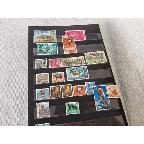 166 - 4 x Vintage Stamp Albums, with Large Collection of Assorted World Stamps, Incl. Saint Lucia, Argenti... 