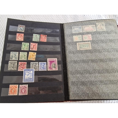 166 - 4 x Vintage Stamp Albums, with Large Collection of Assorted World Stamps, Incl. Saint Lucia, Argenti... 