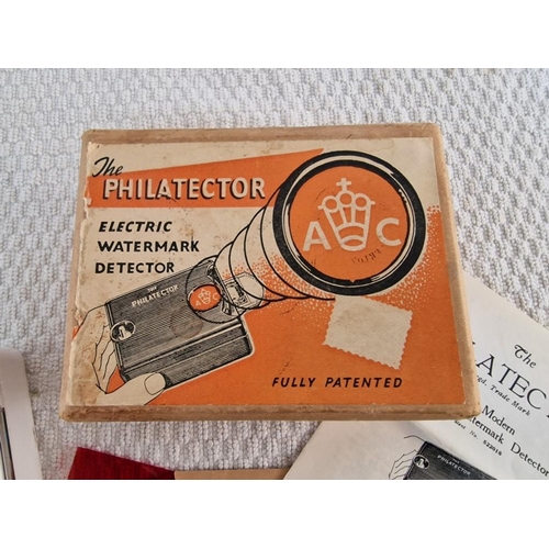 167 - The Philatector, The 'Modern' (in the 1980's!) Electric Watermark Detector for Stamps, in Original B... 