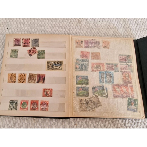 168 - 3 x Vintage Stamp Albums, with Large Collection of Assorted World Stamps, Incl. Yugoslavia, Hong Kon... 