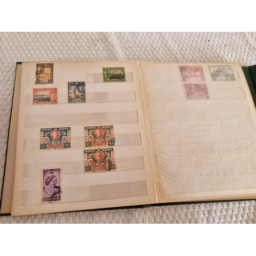 168 - 3 x Vintage Stamp Albums, with Large Collection of Assorted World Stamps, Incl. Yugoslavia, Hong Kon... 