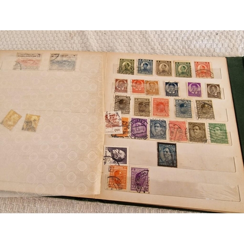 168 - 3 x Vintage Stamp Albums, with Large Collection of Assorted World Stamps, Incl. Yugoslavia, Hong Kon... 