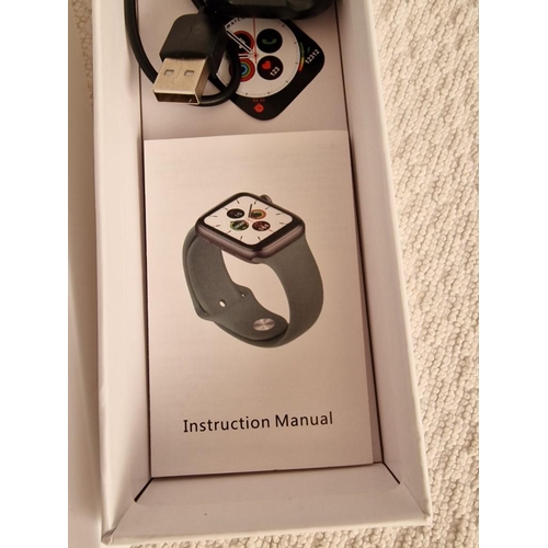 458 - Smart Watch / Fitness Tracker, with Original Box, Looks Unused, (untested)