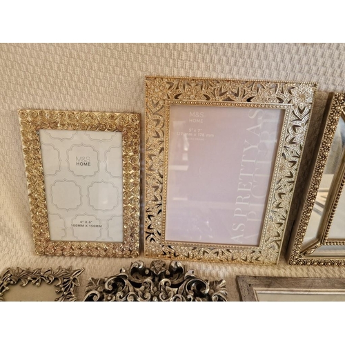 460 - Large Collection of Assorted Decorative Picture Frames, (see multiple catalogue photos)