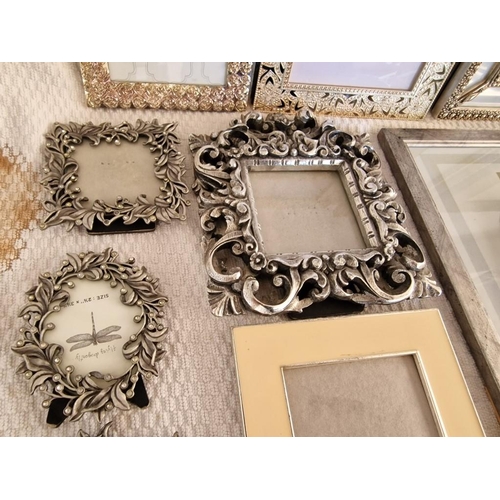 460 - Large Collection of Assorted Decorative Picture Frames, (see multiple catalogue photos)