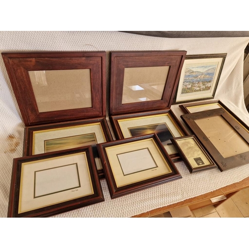 461 - Large Collection of Assorted Picture Frames, Mostly Wooden Frames, (see multiple catalogue photos)