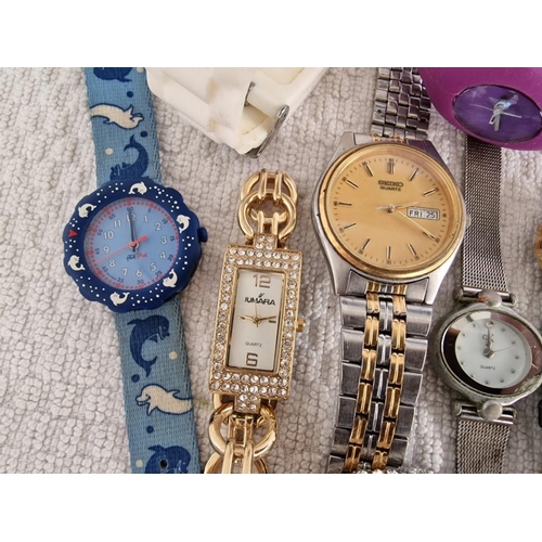 466 - Large Collection of Assorted Ladies Wrist Watches (see multiple catalogue photos), (Nb. Untested and... 