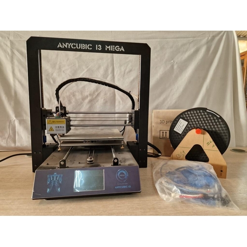 133 - 'Anycubic I3 Mega' Desktop 3D Printer, with Spare Rolls of Filament, * Basic Test and Turns On / Tou... 