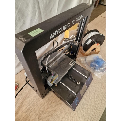 133 - 'Anycubic I3 Mega' Desktop 3D Printer, with Spare Rolls of Filament, * Basic Test and Turns On / Tou... 