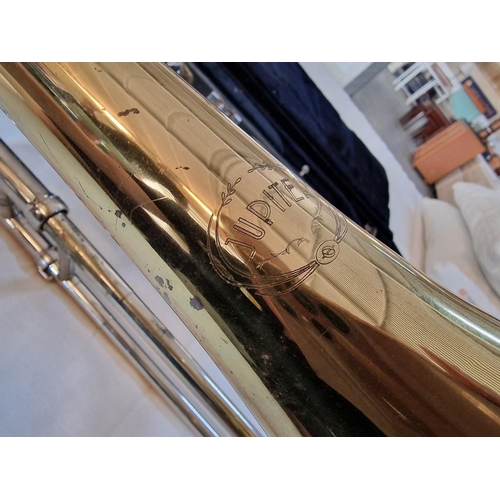 158 - Jupiter JSL-432 Trombone in Fitted Hard Carry Case, (a/f)