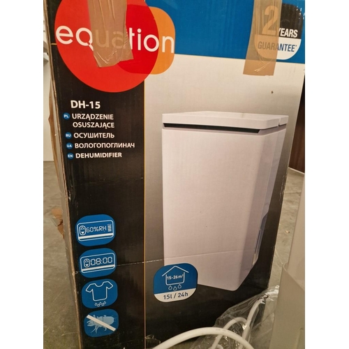 478 - 'Equation' Dehumidifier, (Model: YL-2A15BT) with Box, Looks Unused, * Basic Test and Working *