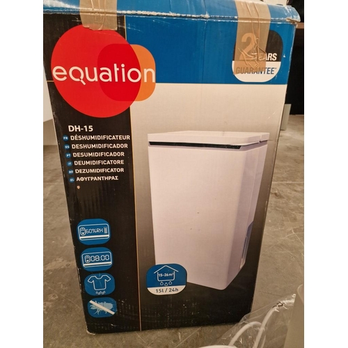 478 - 'Equation' Dehumidifier, (Model: YL-2A15BT) with Box, Looks Unused, * Basic Test and Working *