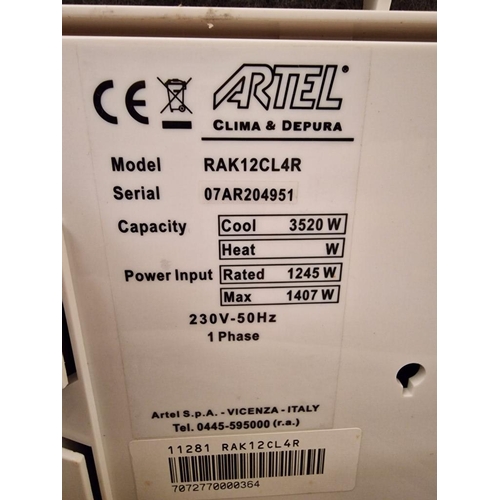 479 - 'Artel' Portable Air Conditioning Unit, (Model: RAK12CL4R), Made in Italy, with Venting Pipe and Rem... 