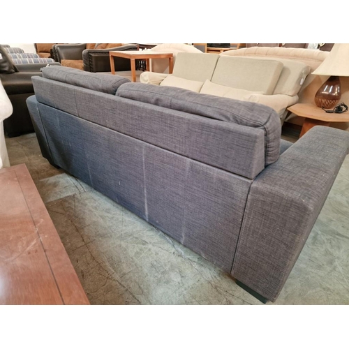 484 - Grey Fabric Sofa