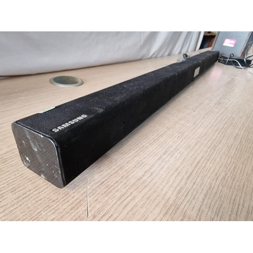 490 - Samsung Soundbar (Model: HW-F355), Together with Subwoofer Speaker (Model: PS-EW1-1), (2), Untested