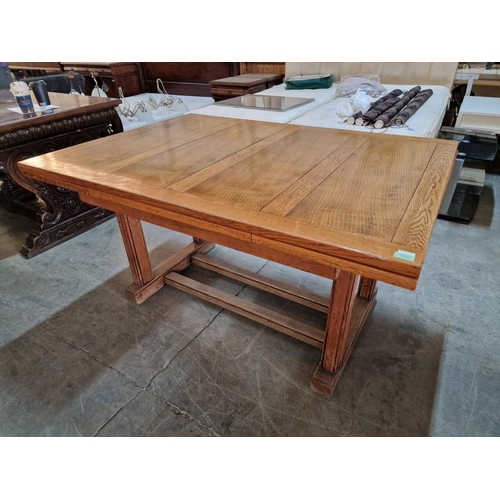 274 - Vintage / Mid-Century Solid Wood Extendable Dining Table, (Approx. 136 x 99cm, Plus 76cm Extensions)