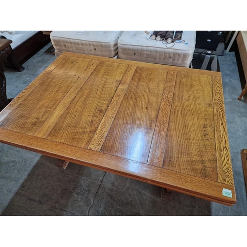 274 - Vintage / Mid-Century Solid Wood Extendable Dining Table, (Approx. 136 x 99cm, Plus 76cm Extensions)