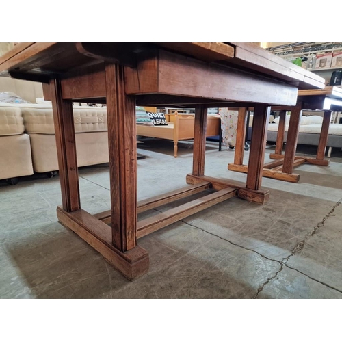 274 - Vintage / Mid-Century Solid Wood Extendable Dining Table, (Approx. 136 x 99cm, Plus 76cm Extensions)