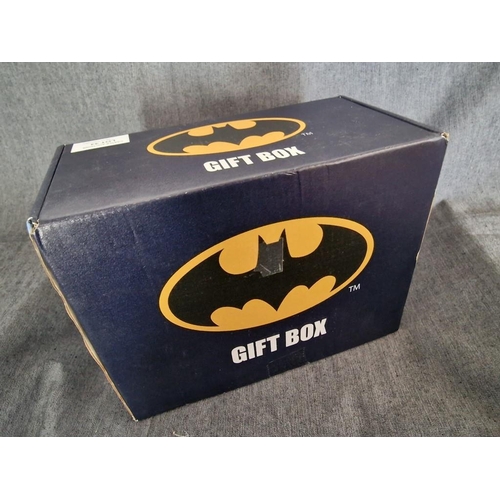 33 - Batman Gift Box / Gift Set, Containing Boxed Exclusive Mug, Large Glass and Keyring, (Unused)