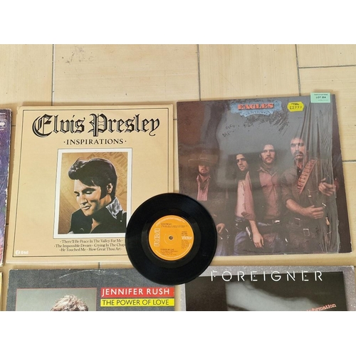 204 - Collection of Assorted LP Vinyl Records, Incl. Elvis Presley, Eagles, Johnny Cash, Abba, Stevie Wond... 