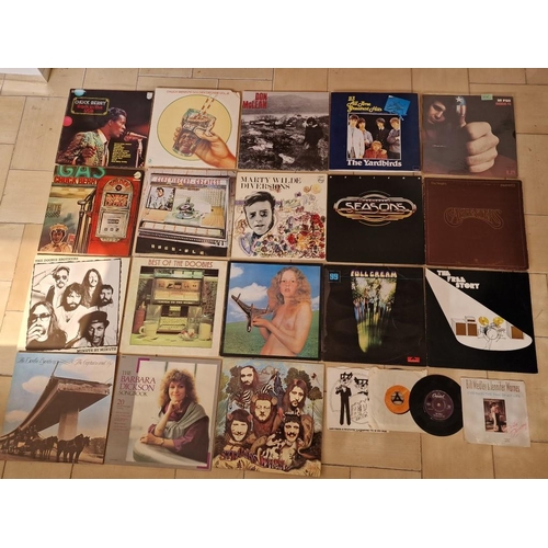 207 - Large Collection of Assorted LP Vinyl Records, Incl. Chuck Berry, Don McLean, The Yardbirds, Carpent... 