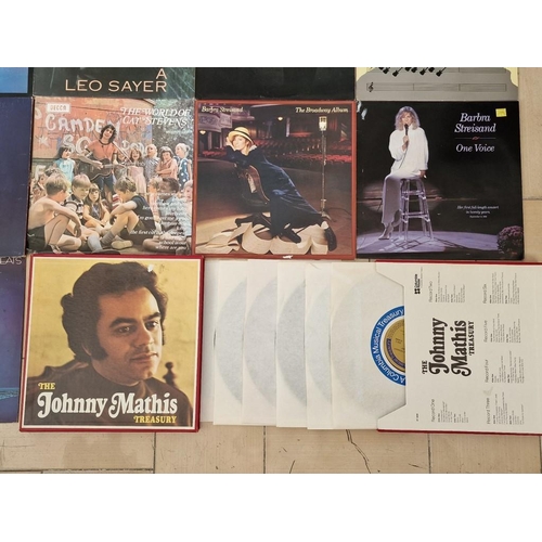 211 - Large Collection of Assorted LP Vinyl Records, Incl. Buddy Holly, Steeleye Span, Johnny Mathis, Tom ... 