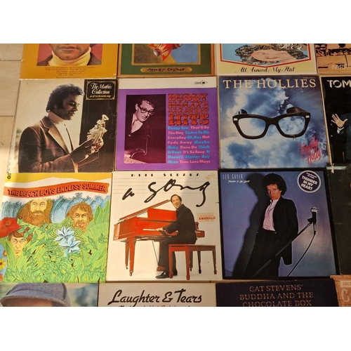 211 - Large Collection of Assorted LP Vinyl Records, Incl. Buddy Holly, Steeleye Span, Johnny Mathis, Tom ... 