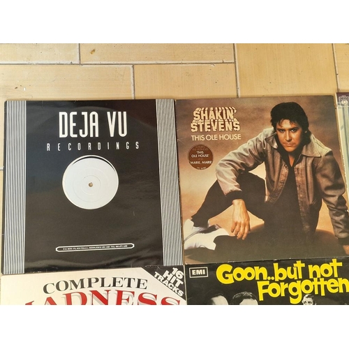 215 - Collection of Assorted LP Vinyl Records, Incl. Shakin' Stevens, Nirvana 'Bleach', Johnny Cash, Adam ... 