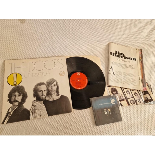 219 - The Doors 'Other Voices' LP Vinyl Record, (Circa 1971), Together with The Doors 'Soft Parade' CD and... 