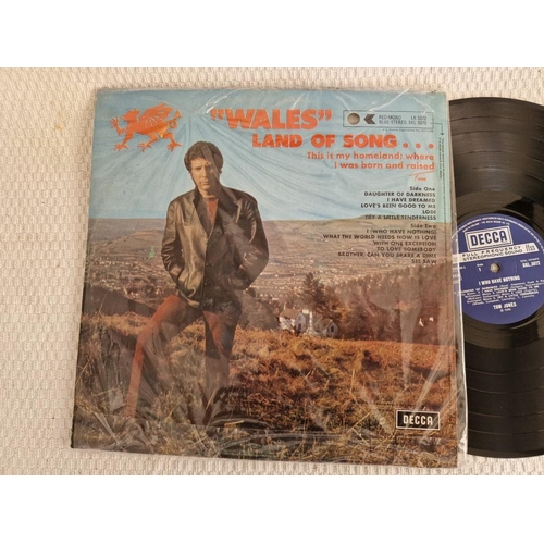 220 - Tom Jones 'I Who Have Nothing' LP Vinyl Record, Together with 'My Way' 45RPM Single and 'Daughter of... 