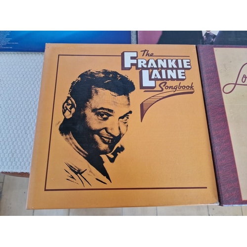 233 - Collection of LP Vinyl Record Box Sets; The Frankie Laine Songbook, Love Story, Mitchell Torok, Dean... 