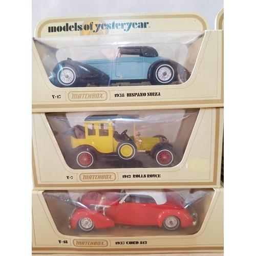 26 - 6 Boxed Die Cast 'Matchbox Models of Yesteryear' Vintage Cars