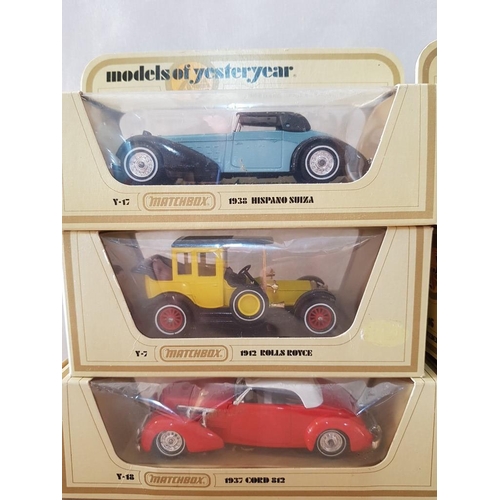 26 - 6 Boxed Die Cast 'Matchbox Models of Yesteryear' Vintage Cars