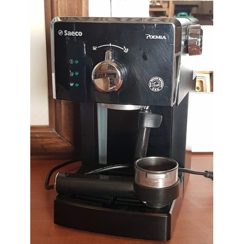 305 - Saeco Espresso Machine/Coffee Maker and Silver Crest Grinder Together with Coffee Capsules (Not Full... 