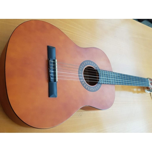 309 - 'Stagg' Handmade Classic Guitar with Soft Case and Cover