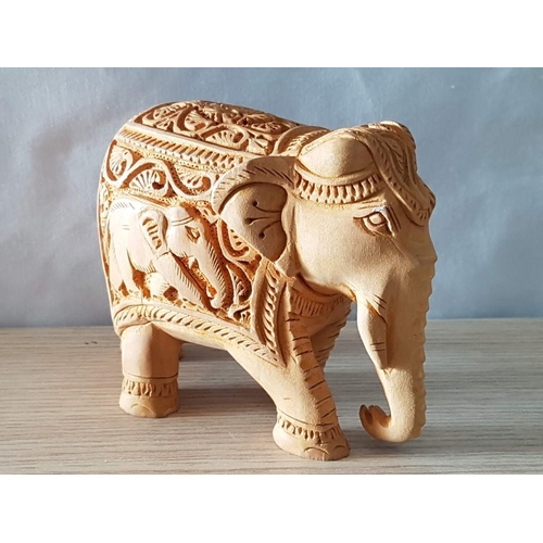 36 - Elephant Ornament in Terra Cotta (10 x 15cm) plus Elephant Calf from HERD Collection (10 x 12), plus... 