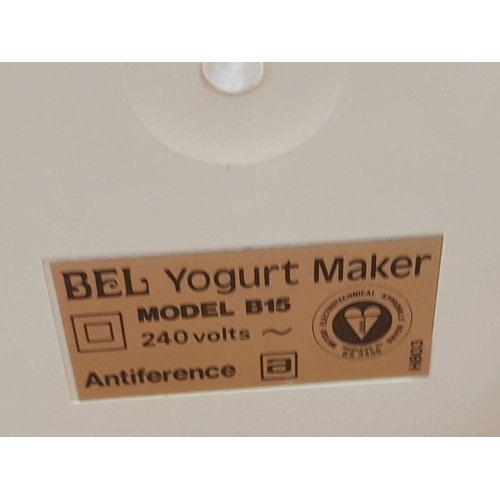 387 - Electric Home Tools: Vintage 'Bel' Yogurt Maker (Model b15) and Globe Fresh Air Revitaliser Purifier... 