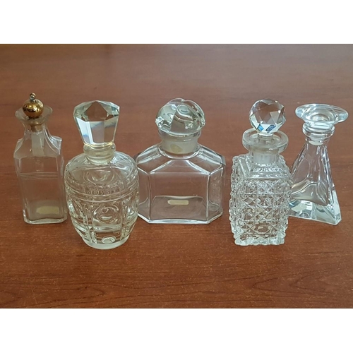 400 - Large Collection of Glass and Crystal Perfume and Snuff Bottles (15x Vintage/Retro and Modern inc. 2... 